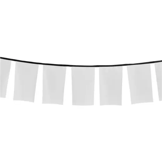 Sublimated Single-Sided Polyester Rectangle Bunting - 10m Unbranded
